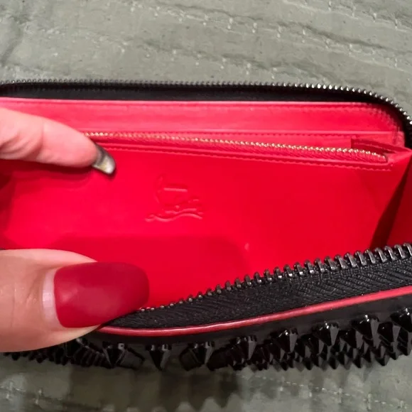 Christian louboutin black spikes Wallet - Picture 7 of 8